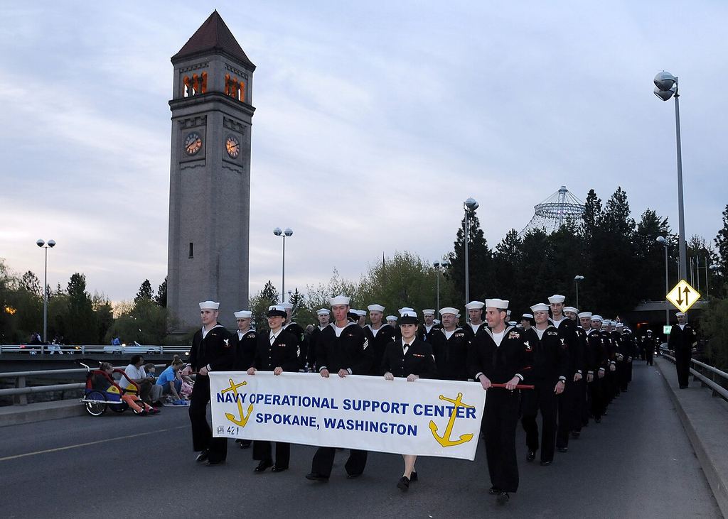 Spokane Lilac Festival & Armed Forces Torchlight Parade