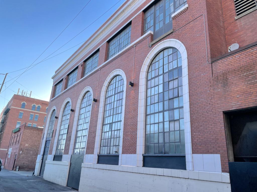 The south face of the Steam Plant.